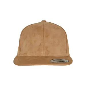 Suede leather snapback cap Flexfit image-2