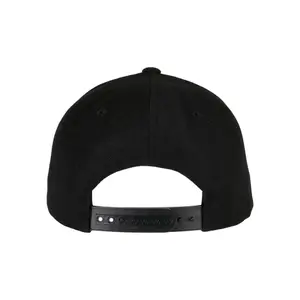 Curved peak snapback cap Flexfit Premium image-3