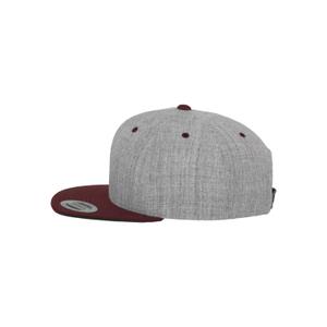 fl6089mt-heathergrey-maroon-cappellino-flexfit-classic-grigio-erica-marrone-tu