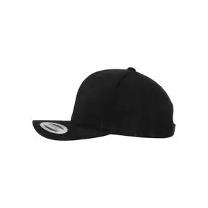 5-panel brushed cotton twill cap Flexfit image-1