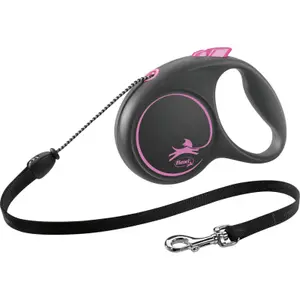 Trela de corda para cães Flexi Black Design image-0