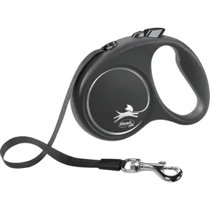 Hundeleine Gurtband Flexi Black Design image-0