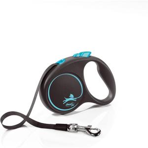 464454ble-webbing-dog-leash-flexi-blue-s