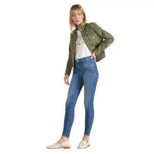 Women's denim jacket Le Temps des cerises Lilly image-4