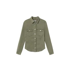 Women's denim jacket Le Temps des cerises Lilly image-5