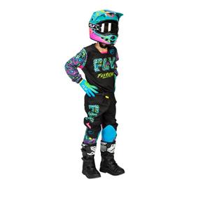 Children's motorcycle Trousers Fly Racing Kinetic Mutant image-5