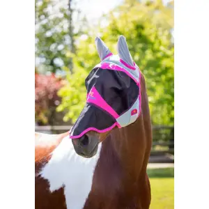 Fliegenmaske für Pferde mit Ohren und Nase FlyGuard Pro Air Motion image-0