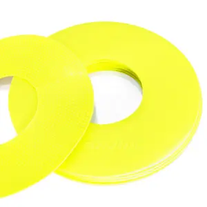 Pack de 10 disques de marquage Quickplay jaune fluo image-0