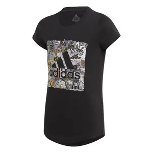 Camiseta de chica adidas Most Haves Doodle BoS image-0
