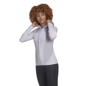 Sudadera con cremallera para mujer adidas Essentials Linear image-3