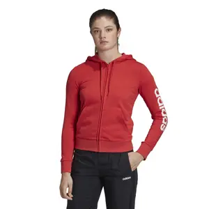 Sudadera con cremallera para mujer adidas Essentials Linear image-2