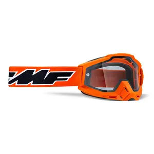 Máscara de cross para moto lente transparente FMF Vision Powerbomb Enduro Rocket image-0