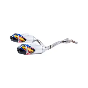 Scooter-udstødning FMF HON CRF450R/RX 17-18 DUAL S/S-TI FACT-4 1 RCT W/R CRBN image-0