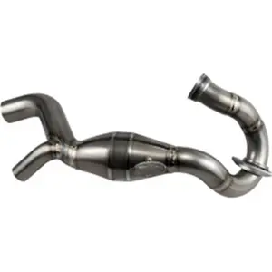 Motorcykeludstødning FMF hon crf450r/rx'17-18 titanium m-bomb header/mid collector image-0
