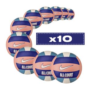 Pack of 10 Balloons Nike All Court Volleyball