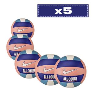 Pack of 5 Balloons Nike All Court Volleyball