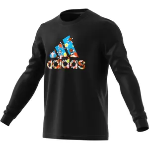 Camiseta de manga larga adidas 8-Bit Badge of Sport image-1