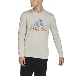 Camiseta de manga larga adidas 8-Bit Badge of Sport image-1