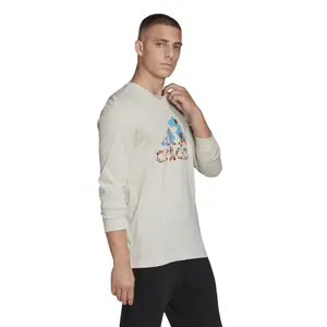 Camiseta de manga larga adidas 8-Bit Badge of Sport image-3