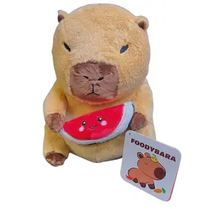 Capybara plush toy with watermelon FOODYBARA image-0