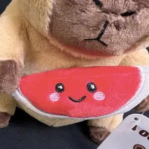 Capybara plush toy with watermelon FOODYBARA image-4