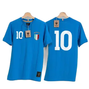 T-shirt com cordões Football Town Retro Gli Azzurri image-0