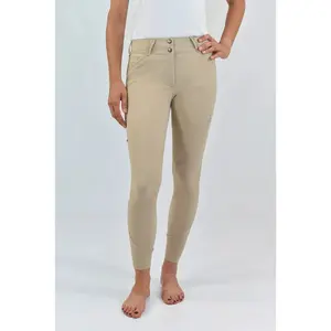 Dames wedstrijdbroek met middengrip For Horses Ennie Crystal image-1