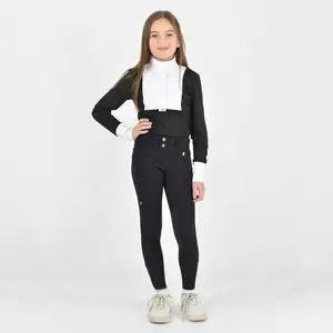Wedstrijdbroek voor meisjes For Horses Poppy image-4