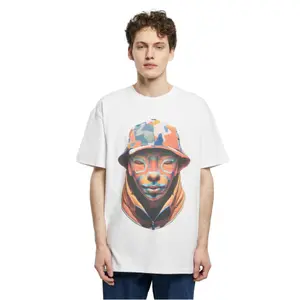 Oversized T-shirt Forgotten Faces Camouflage Heavy