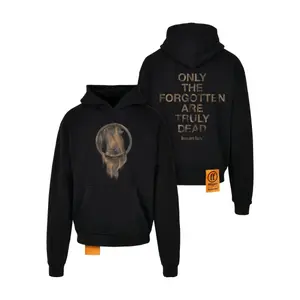 Ultra Thick Cotton Hooded Sweatshirt Forgotten Faces Sands Of Time image-3