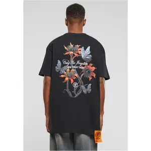 Oversized T-shirt Forgotten Faces Butterfly Flowers image-2