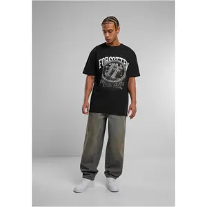Oversized T-shirt Forgotten Faces Engraved image-2