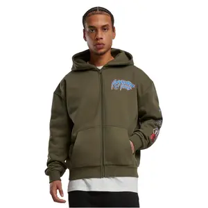 Oversized hooded sweatshirt Forgotten Faces Courage Defines