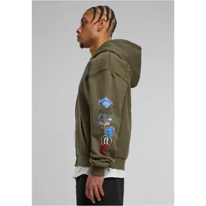 Oversized hooded sweatshirt Forgotten Faces Courage Defines image-1