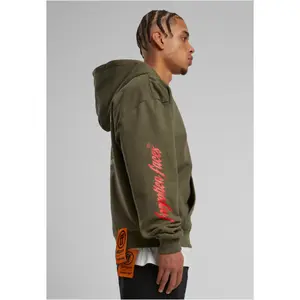 Oversized hooded sweatshirt Forgotten Faces Courage Defines image-3