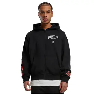 Oversized hooded sweatshirt Forgotten Faces Overgrown Skull