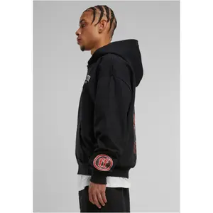 Oversized hooded sweatshirt Forgotten Faces Overgrown Skull image-1