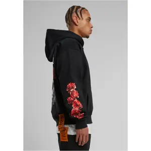 Oversized hooded sweatshirt Forgotten Faces Overgrown Skull image-3