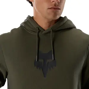 Fleece-sweatshirt med hætte Fox Racing Head image-4