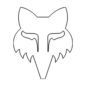Autocollants Fox Racing Head 2.5" Die Cut Vinyl image-0