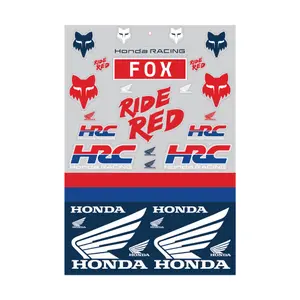 Motorradaufkleber Fox Racing Honda
