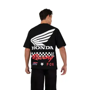 T-shirt oversize Fox Racing Honda image-3