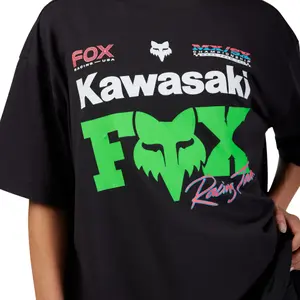 T-shirt oversize femme Fox Racing Kawasaki image-4