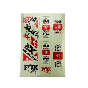 Αυτοκόλλητα Φιστίκι, Φύλλο Αυτοκόλλητων Shock Fox FOX Decal 2021 AM, 38, Factory image-0