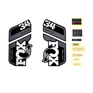 Kit de décalcomanie Fox 2021, 34, P-S, Logo, Fork image-0