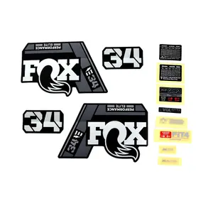 Kit de décalcomanie Fox 2021, 34, E-Bike+, P-SE, Logo, Fork image-0