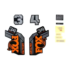 Kit de décalcomanie Fox 2021, 34 SC, F-S, /Logo, Fork image-0