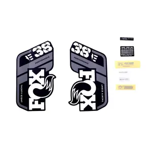 Kit de calcomanías Fox 2021, 38, P-S, E-Bike+, Logo, Fork image-0