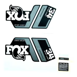 Kit de décalcomanie Fox 2022, 34 SC, P-S, Logo, Fork