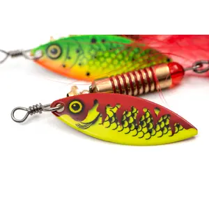 Lure Fox Rage SPINNER UV HOT PERCH 11g image-1